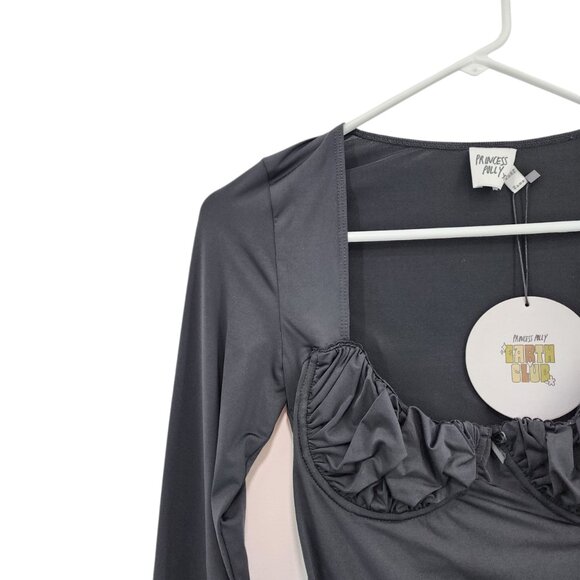 Princess Polly Women's Candyce Long Sleeve Top -  4 - Picture 2 of 8